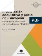 Prescripcion Adquisitiva y Juicio de Usucapion. 2019. Saurez - 1