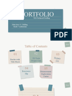 E-Portfolio: TLE-Techincal Drafting