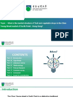 Market Structure Analysis of Fruit and Vegetable Shops in Hong Kong's Chun Yeung Street