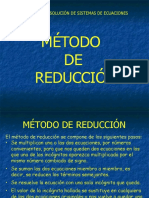 Metodos de Reducción e Igualación