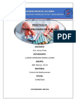 Precisión en el peso de comprimidos de Amoxicilina 500mg