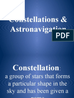 Constellations and Astronavigation PPT