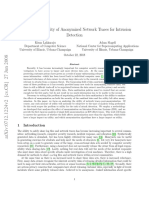 Evaluating The Utility of Anonymized Network Traces For Intrusion Detection