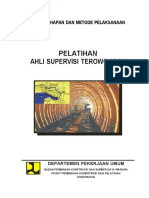 Tahapan dan Metode Pelaksanaan Pekerjaan Terowongan