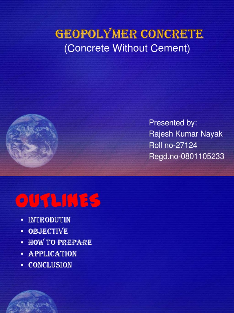 Geopolymer Concrete | PDF | Concrete | Cement