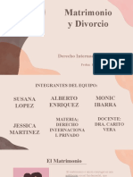 Matrimonio y Divorcio 