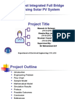 Project Title: Buck-Boost Integrated Full Bridge Inverter Using Solar PV System