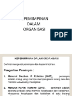 II. Kepemimpinan Dalam Organisasi