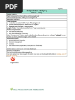 Oral Production Activity # 3