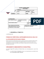 Formacion Territorial de Los Estados Unidos Siglo Xix