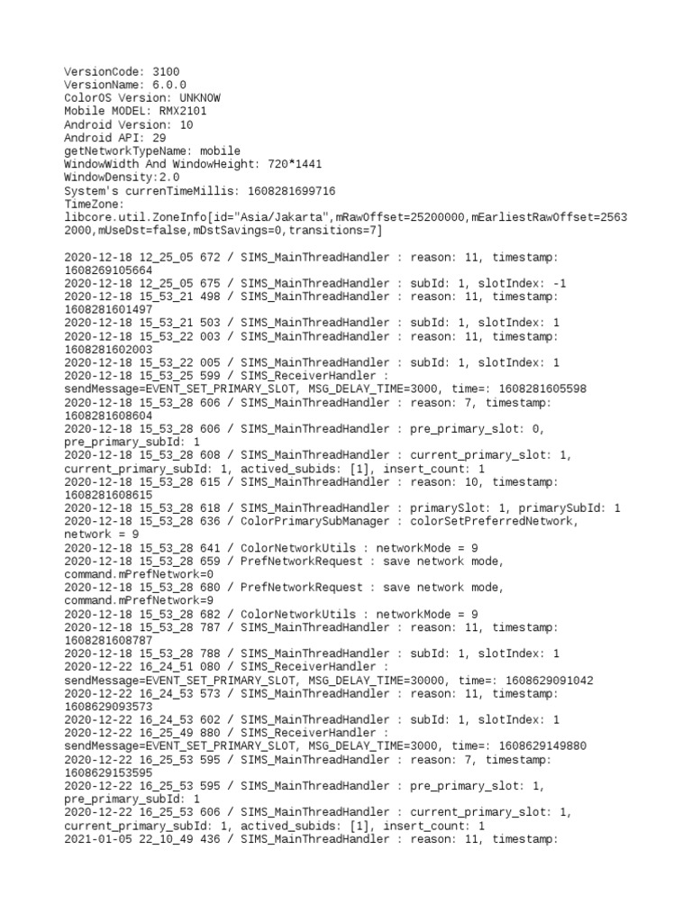 Trace - 2020-12-18 15 - 54 - 59 615 | PDF | Mobile Computers ...