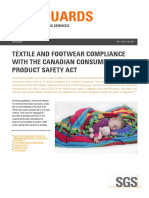 Guards: Textile and Footwear Compliance With The Canadian Consumer Product Safety Act