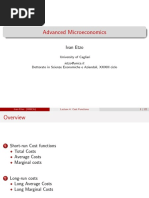 Advanced Microeconomics: Ivan Etzo