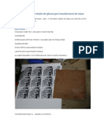 Tutorial PCB Transferencia de Toner