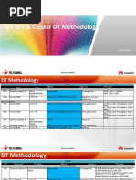 LTE SSV and cluster DT methodology