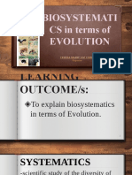 Biosystematics in Terms of Evolution