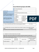 Module Annual Monitoring Report (M-AMR) : Military Technological College