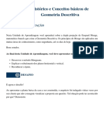 1.1 - Histórico e Conceitos Básicos de Geometria Descritiva