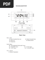 Acctim Radio Controlled Clock Guide | PDF | Clock | Radio