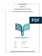 Tugas Rumah Modul Ii Diagram Saluran Tunggal Analisa Aliran Daya (Load Flow Analysis)