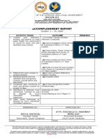 23 Accomplishment Report Format