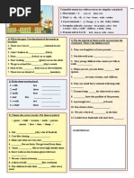 Nouns Singular and Plural Grammar Drills Grammar Guides Oneonone Activities 113067