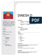 DINESH Resume