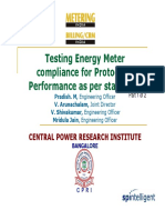 Testing Energy Meter Compliance For Protocol & Performance As Per Standards