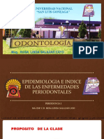 Epidemiologia e Indice de Las Enfermedades Periodontales