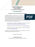 Fato Relevante - Alteração Canal Divulgação Fato Relevante - (08.06.21)