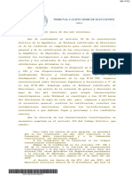 Tribunal Calificador de Elecciones, Sentencia de Calificación y Escrutinio de La Elección de Convencionales Constituyentes, Rol #1147-2021, Quince de Junio de Dos Mil Veintiuno