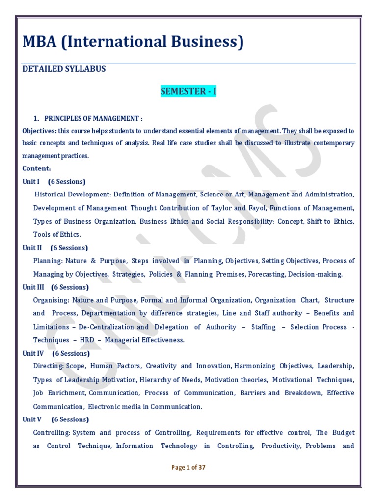 Mba (Ib) | PDF | Strategic Management | Economics