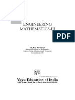 Engineering Mathematics-Iii: Vayu Education of India