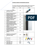 Electrical Material List