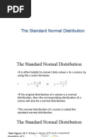 The Standard Normal Distribution