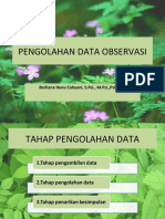 Pengolahan Data Observasi