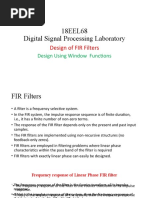 Ex - 10 - Design of FIR Filters