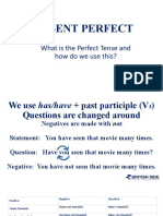 Present Perfect: What Is The Perfect Tense and How Do We Use This?