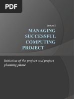 Managing Successful Computing Project