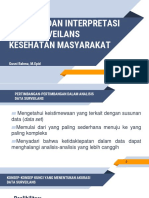 Analisis Dan Interpretasi Data Surveilans Kesmas