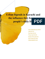 Urban Legends in Karachi and The Influence They Have On People