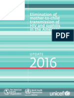 Elimination of Mother-To-Child Transmission of HIV and Syphilis in The Americas