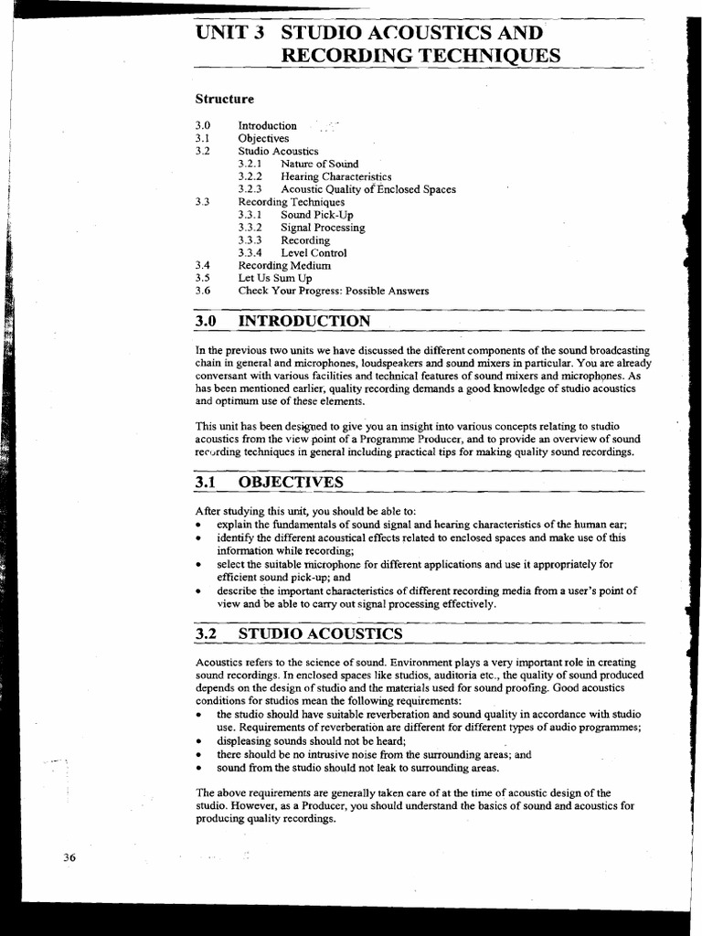 2.1 Studio Recording Techniques PDF Microphone Equalization (Audio)
