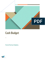 Cash Budget: Financial Planning & Budgeting
