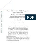 Representation of I (1) and I (2) Autoregressive Hilbertian Processes