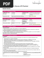 Assessment Task 2: Secure A PC Practical: Student Version