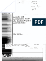 Acoustic and Aerodynamic Study of A Pusher-Propeller Aircraft Model