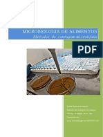 Métodos de Contagem Microbiana. Valença, 1ª Edição, 2016, 28p