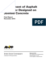 Assessment of Asphalt Interlayer Designed On Jointed Concrete