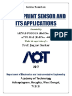 Finger Print Sensor and Its Applications: Prof. Jayjeet Sarkar